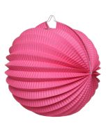 Boule déco accordéon fuchsia 2 