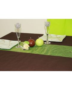 Nappe en intissé - chocolat