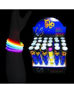 Tube de 15 bracelets fluorescents