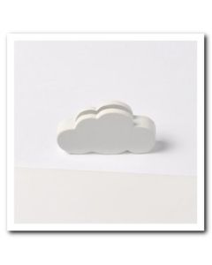 Porte Nom Nuage Blanc x 3