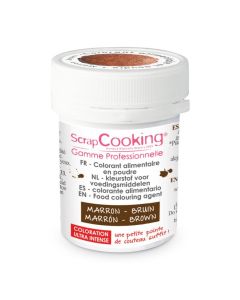 Colorant alimentaire poudre marron - Déco gâteau à prix renversant