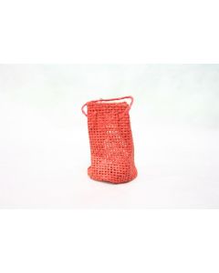 Sacs à dragées en jute - rouge